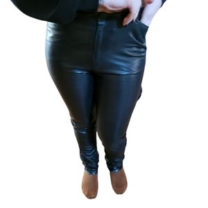 Rizal Black leather pants. Buttery soft.